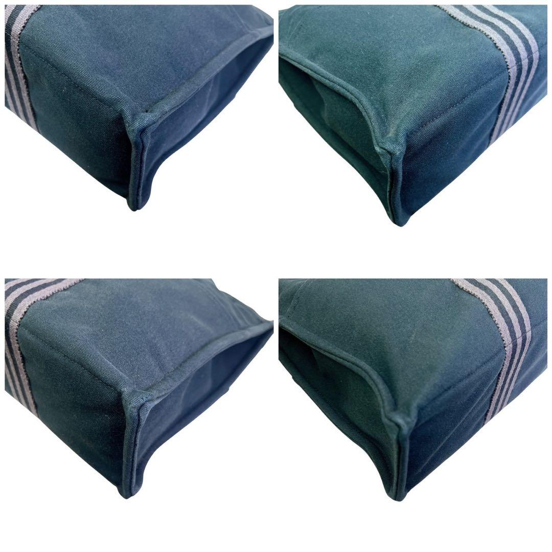 HERMES エルメス フールトゥMM トワル メンズ ハンドバッグ ブラック