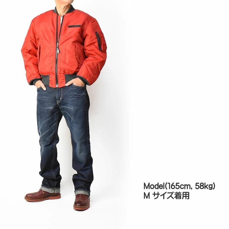 AVIREX 50周年MA-1 フライトジャケットビッグロゴシグネチャーモデル