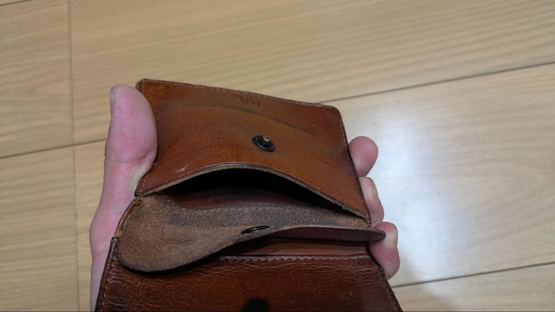 ＲＲＬ 　ラルフローレン　コンチョ　レザーウォレット　インド製