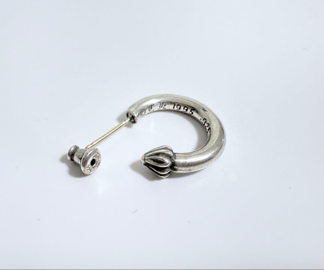 J&Y SYSTEM) 正品　クロームハーツフープ形　ピアス 片耳用