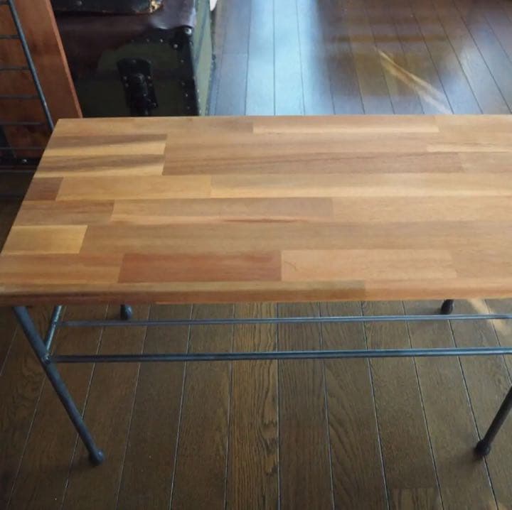 ローテーブル　アイアン家具　棚　ラック　男前　シェルフ   チェスト