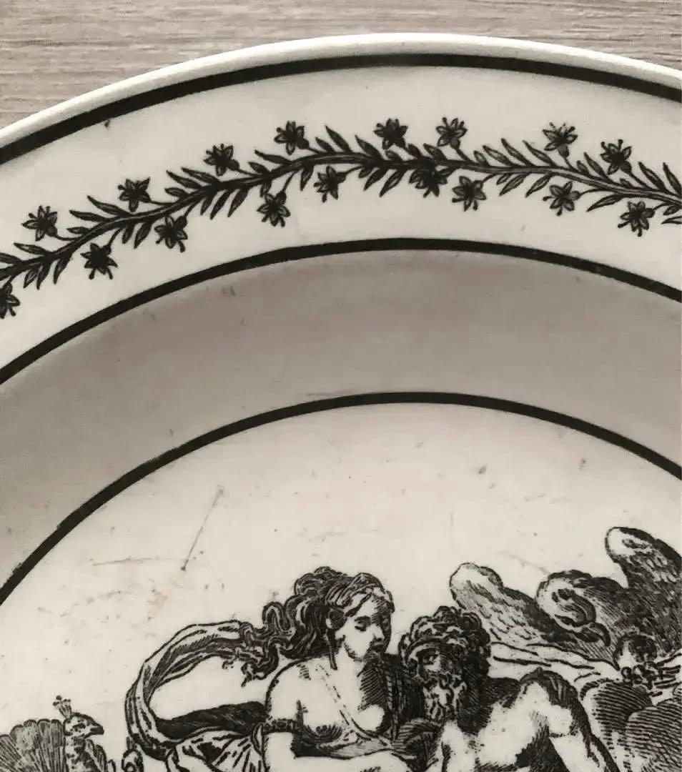 グリザイユ　モントロー　アンティーク　プレート