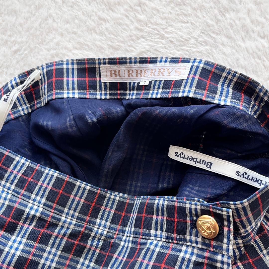 BURBERRY セットアップ シャツ スカンツ ノバチェック 金ボタン