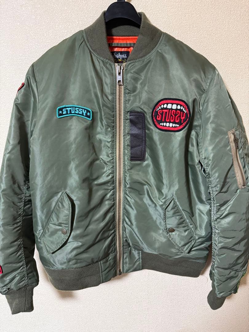 STUSSY MA-1 サイズL