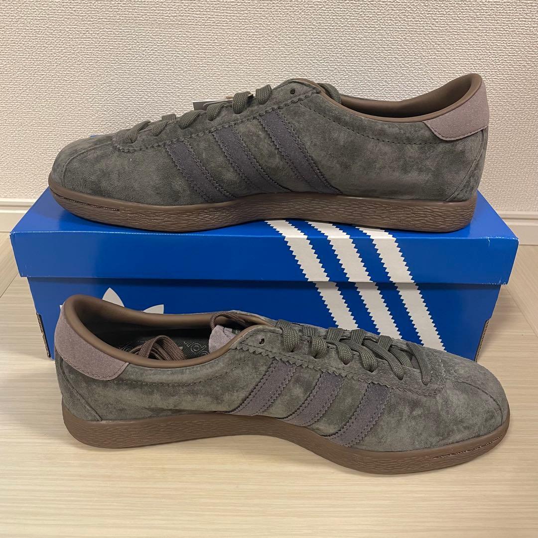 新品 adidas TOBACCO グレー ブラウン HQ9177 スニーカー