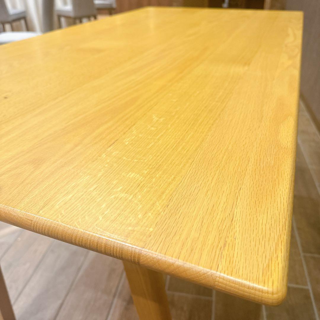 【美品】ACTUS SOUP Aレッグ 160cm オーク材 ナチュラル 北欧