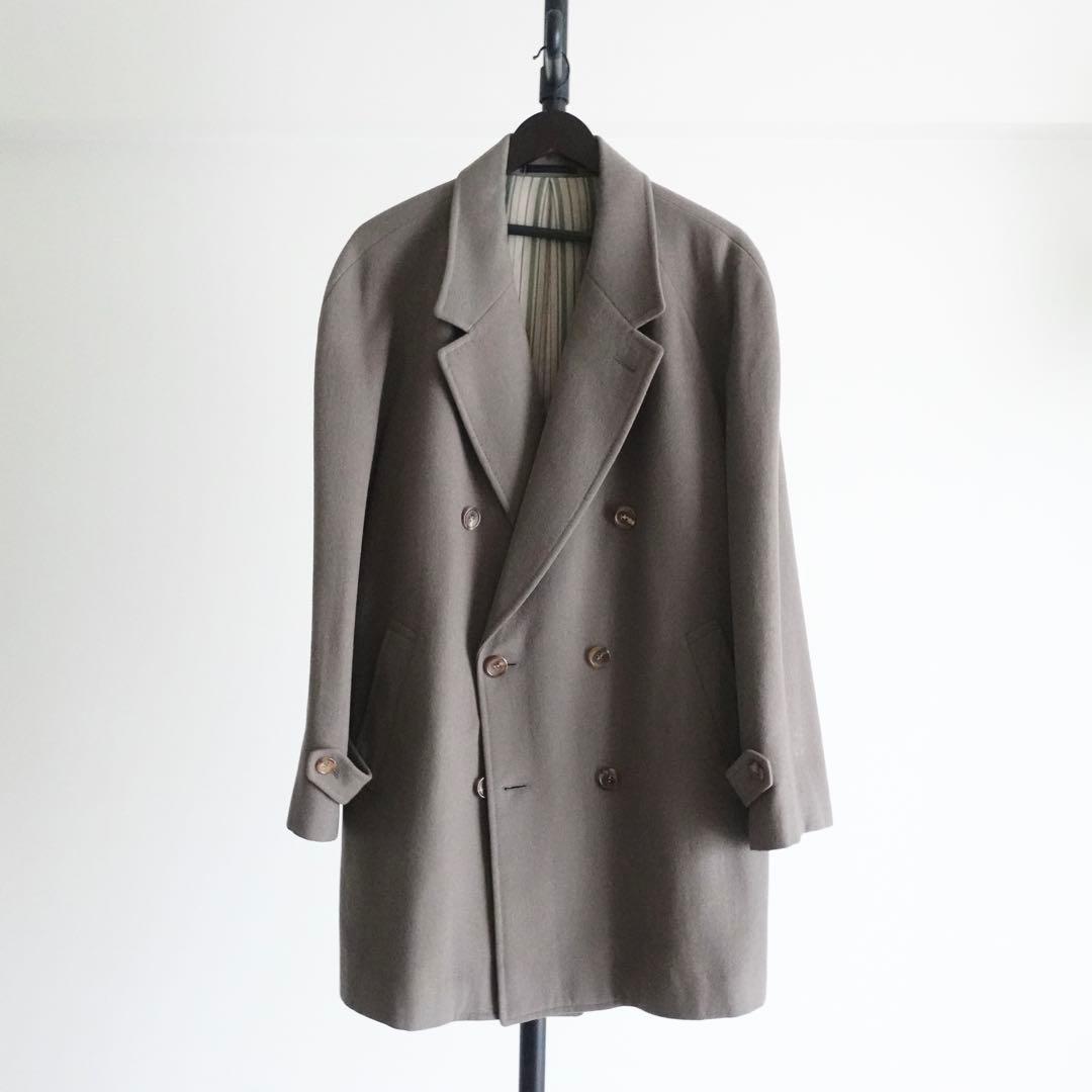 Kilgour,French&Stunbury カシミアウール　ダブルコート