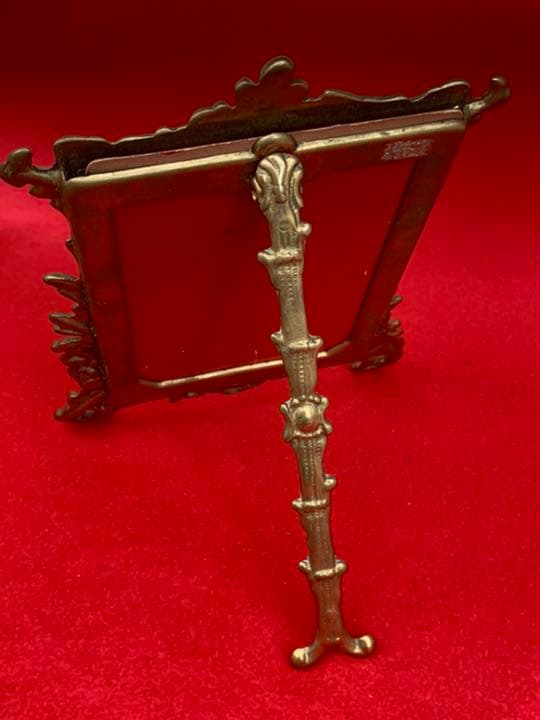 英国アンティーク フォトフレームブラス製(大型) (C)