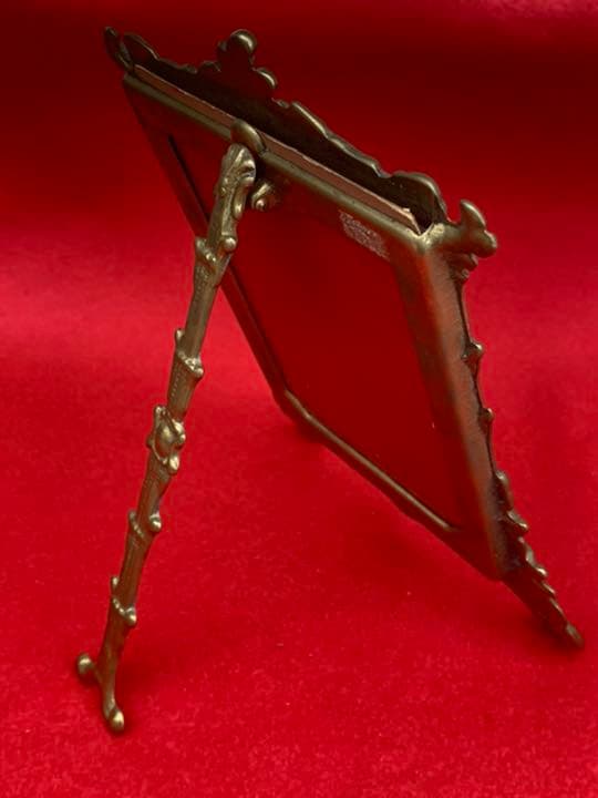 英国アンティーク フォトフレームブラス製(大型) (C)