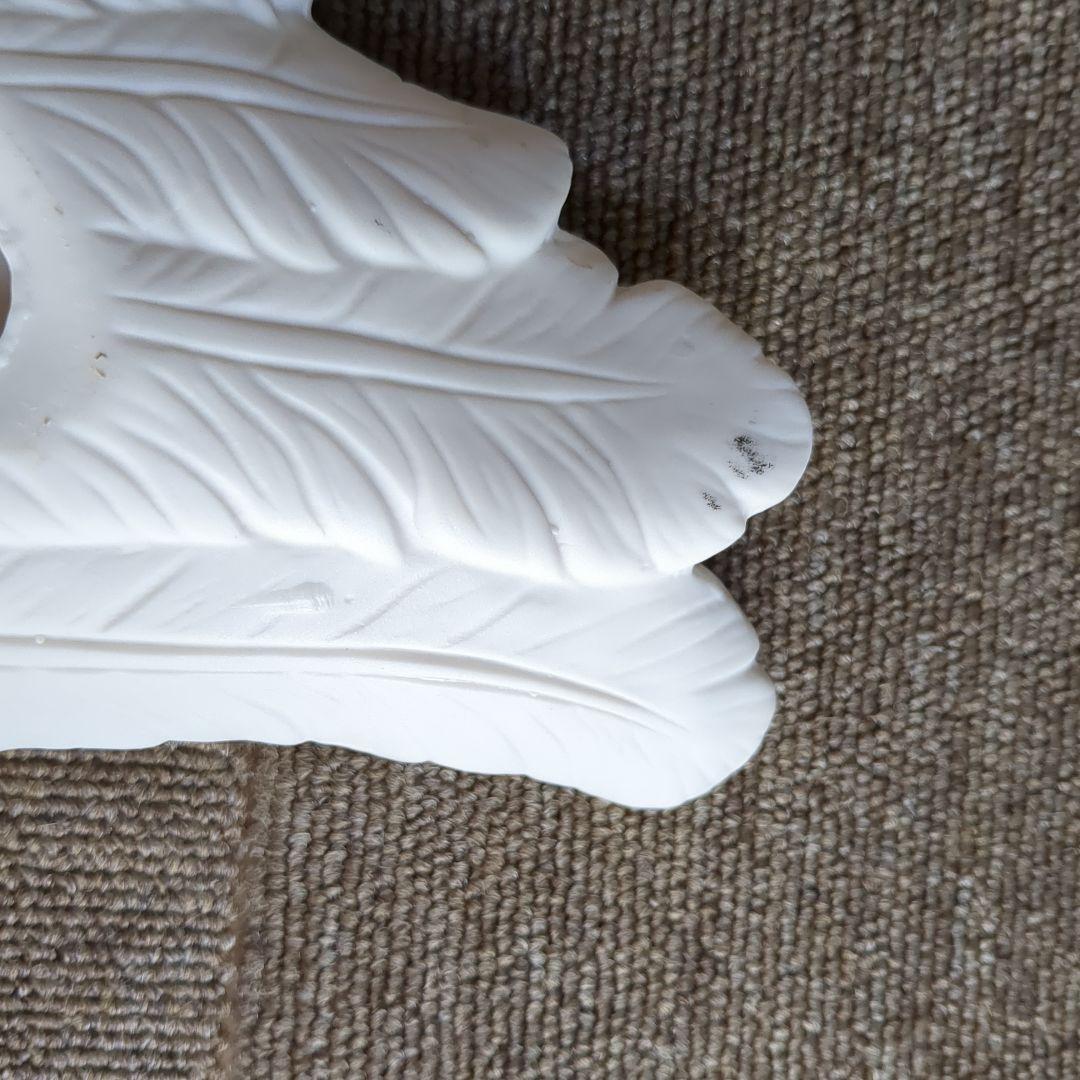 Francfranc天使の羽 ホワイト皿　Ｌサイズ３　Ｓサイズ１