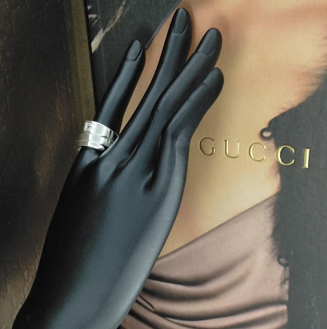 ●SALE●【GUCCI】スパイラル　スネーク　リング　１７号　2085