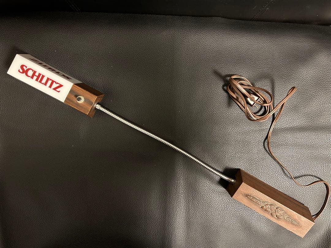 ビンテージ★SCHLITZ シュリッツ デスクランプ/アメリカン雑貨★