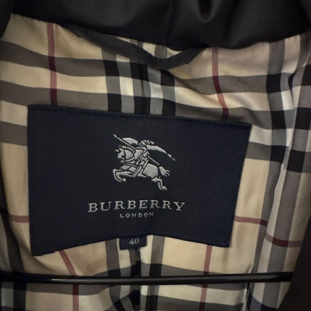 BURBERRY ファー付きダウンジャケット 40