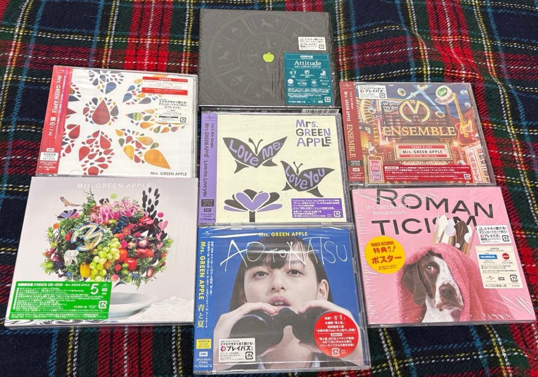 Mrs. GREEN APPLE 初回限定盤 7枚