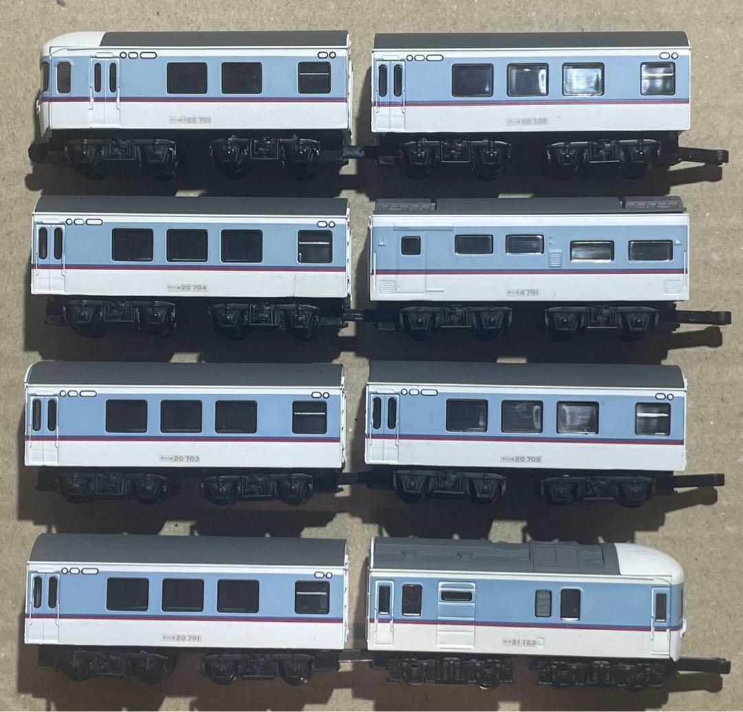 し*は様 ・Bトレ・JR西日本20系ホリデーパル・8両フル編成・組立済