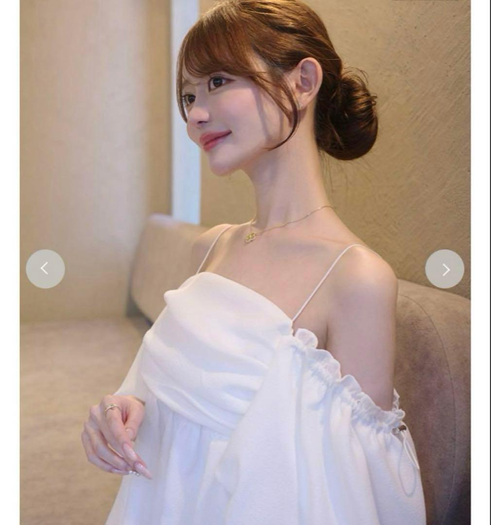 3wayオフショルパフスリーブブラウス