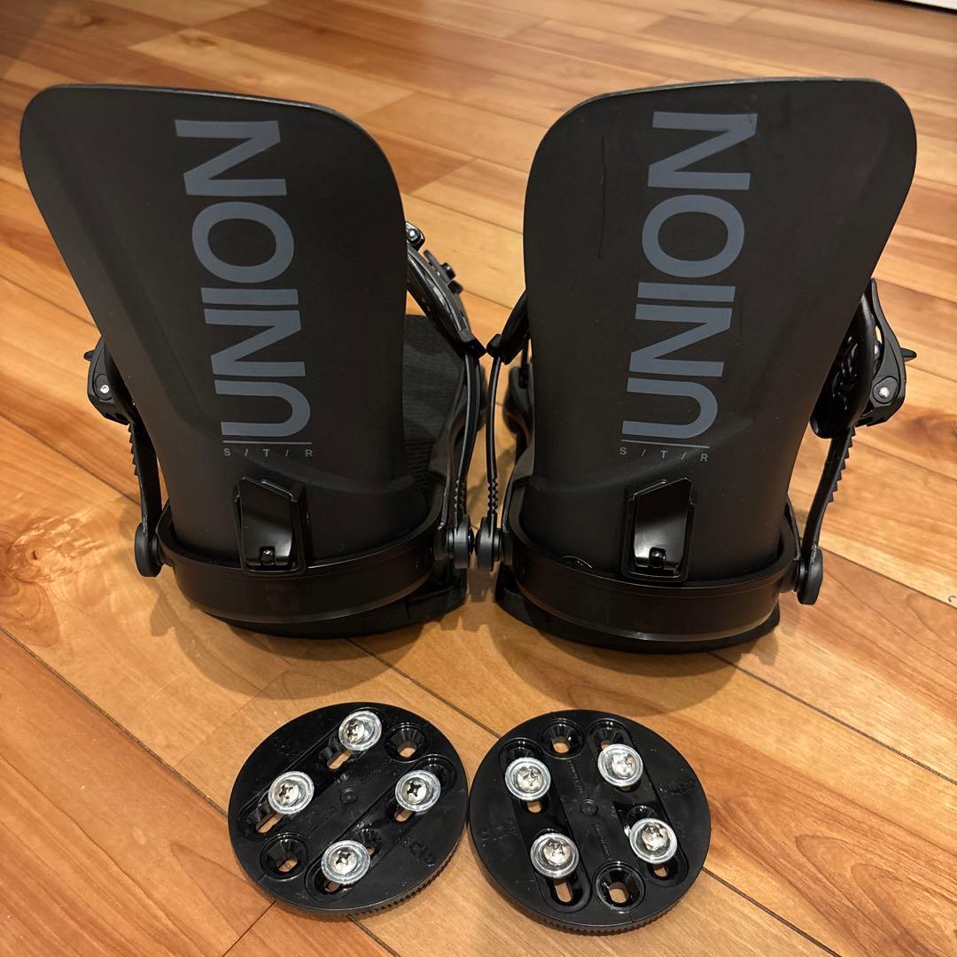 24-25 美品 UNION STR スノーボード バインディング ブラック L
