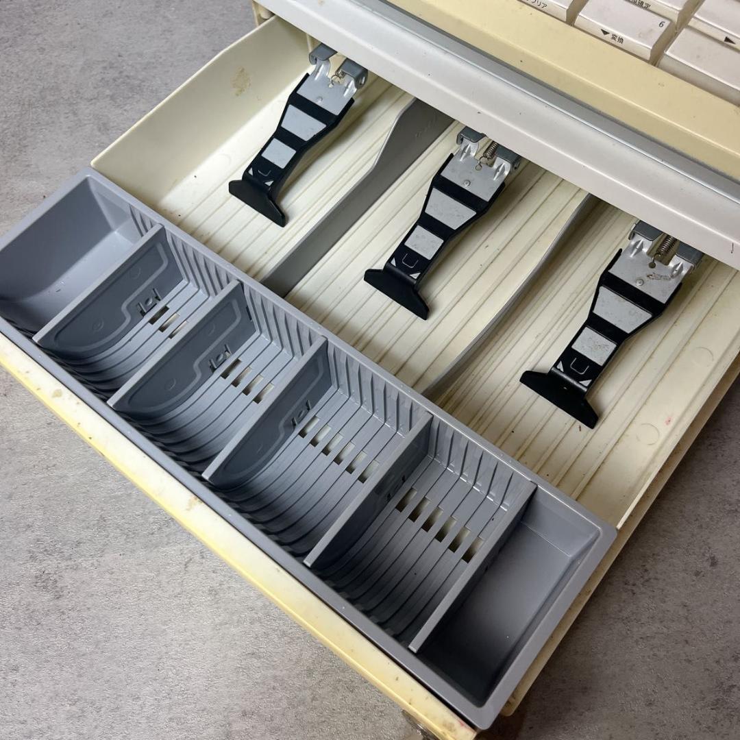 CASIO カシオ レジスター TE-2500 W ホワイト 店舗用品