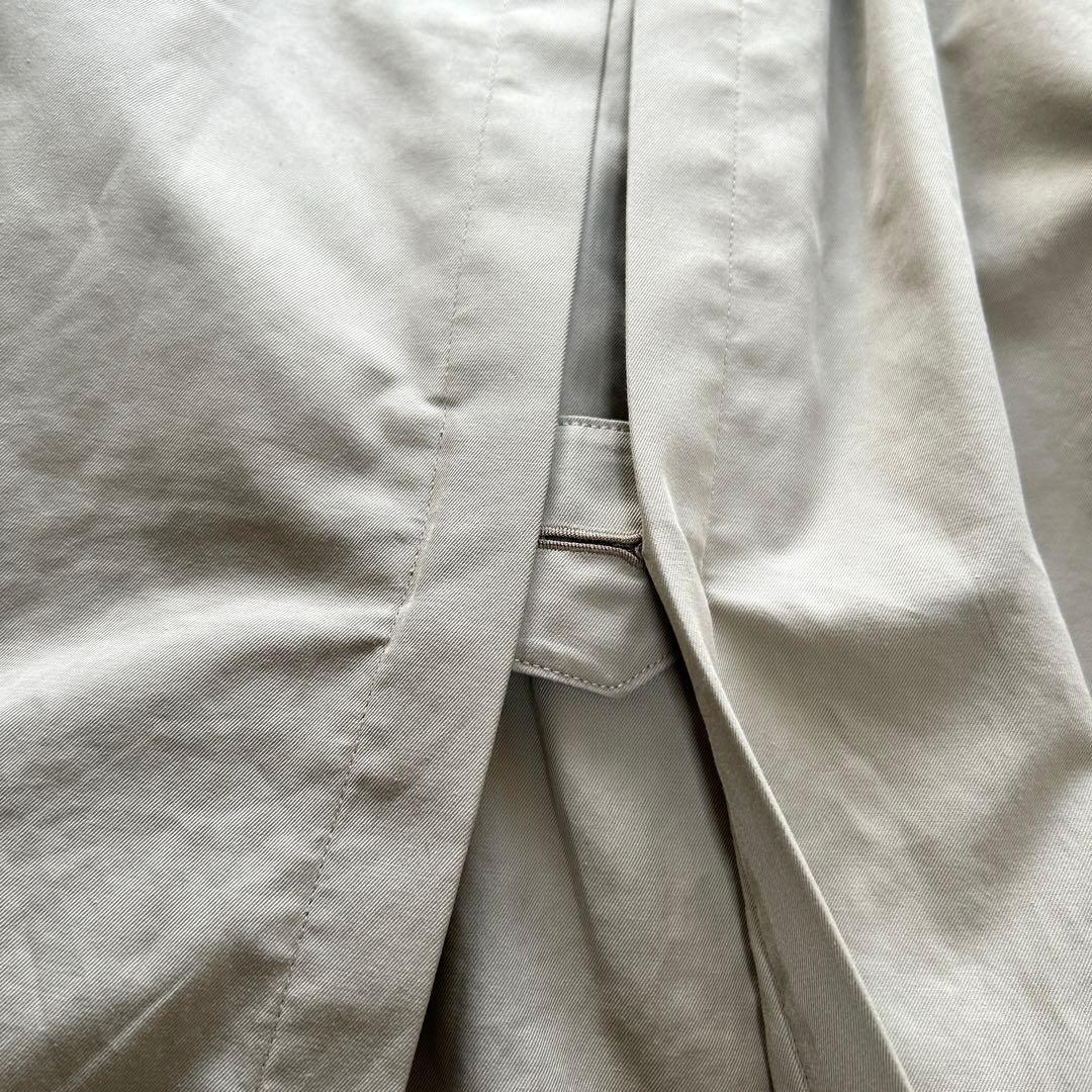 【希少XL 極美品】バーバリー　トレンチコート　ロング丈　ベルト完備　ベージュ