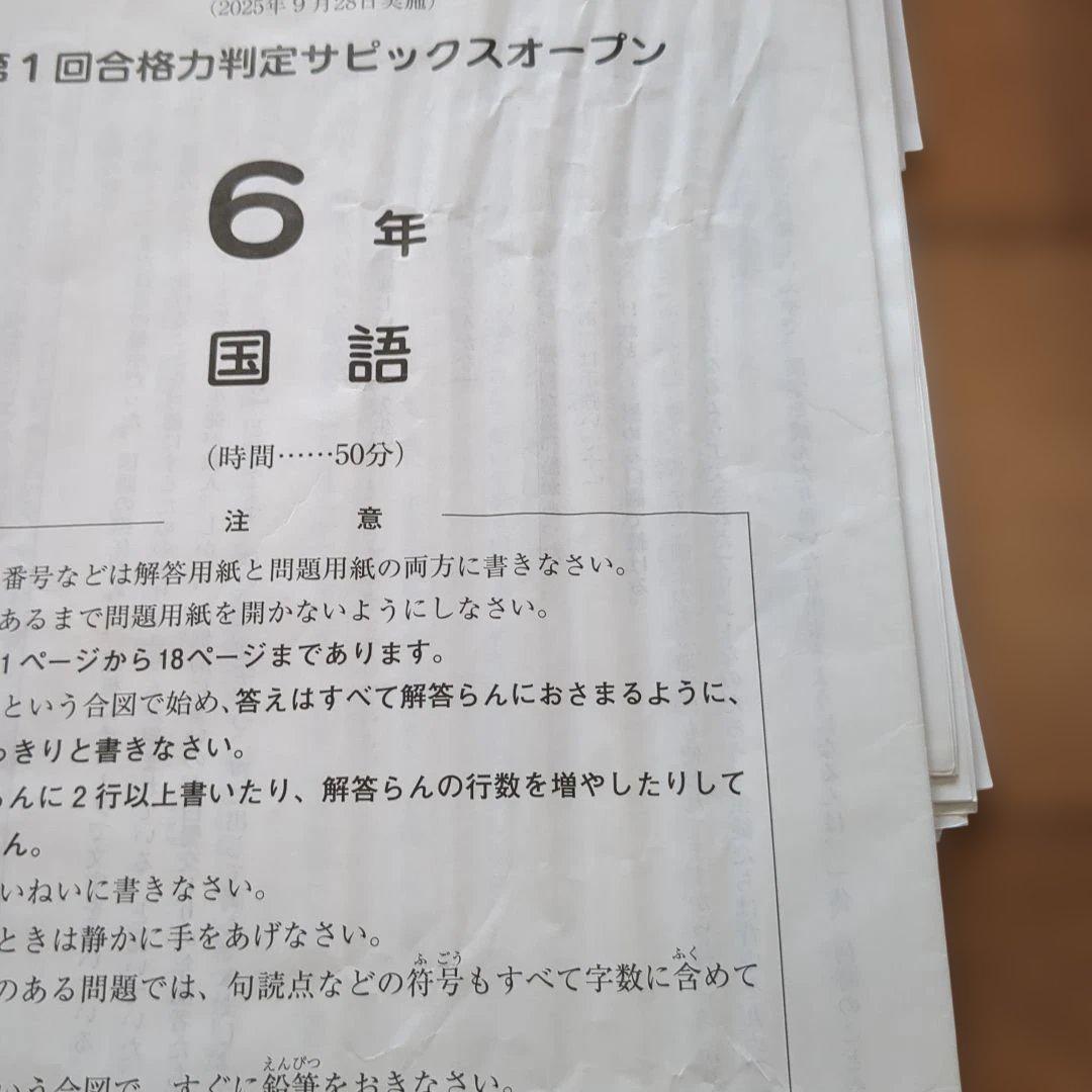 専用★良いもの掘り出し中様★SAPIX　5年　6年　マンスリーテスト 原本