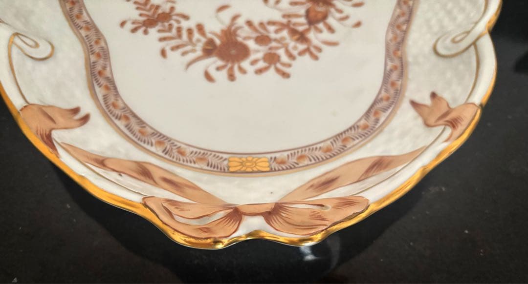 ヘレンド　『インドの華』シリーズ アポニーマロン　パーティートレイ