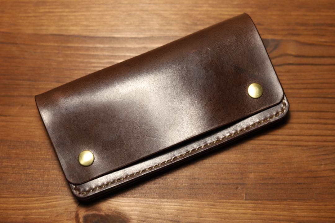 ‼️限定一点限り‼️新喜皮革ホースバット　トラッカーウォレット‼️茶芯