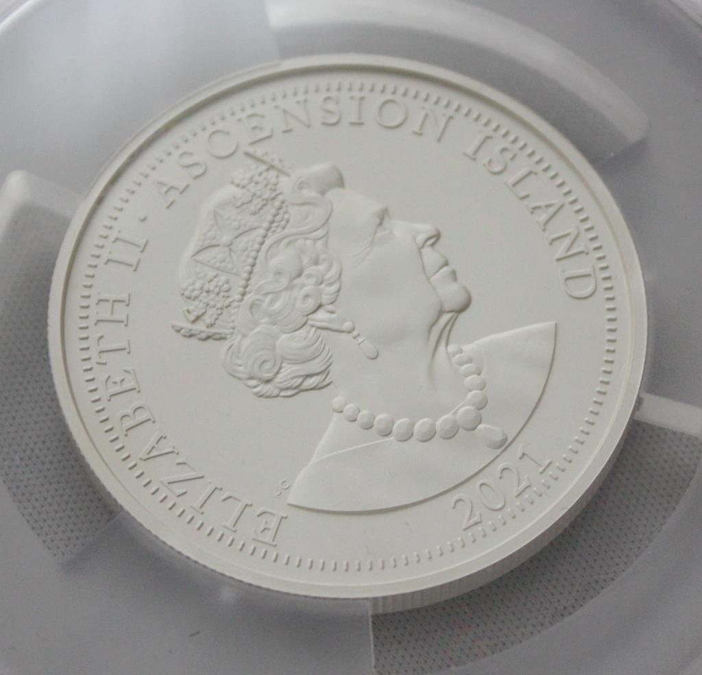 2021年 アセンション島 ダイアナ妃生誕60周年記念 銀貨 PCGS PR70