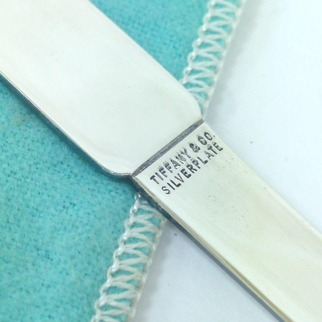ティファニー レターオープナー ペーパーナイフ シルバープレート　刻印あり