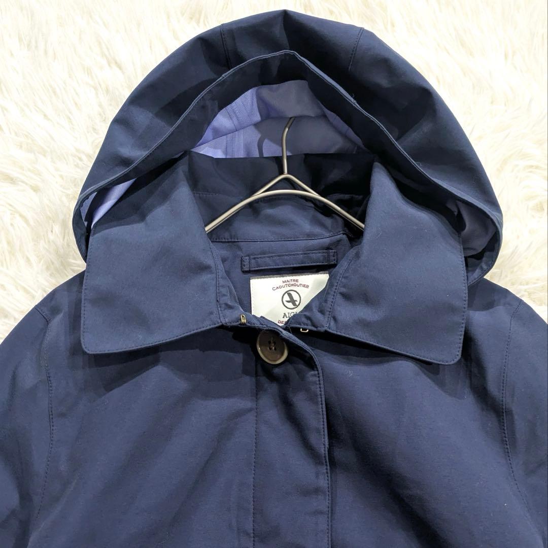 エーグル AIGLE トレンチコート ロングコート ゴアテックス 防水 防風