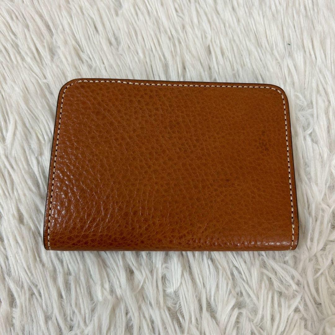 未使用級✨土屋鞄 ウルバーノ ジャケットパース 折り財布 ブラウン