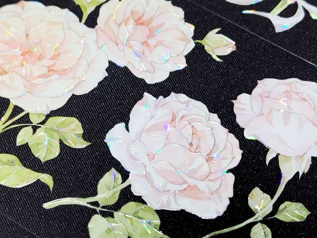 切売 523★ 海外 マスキングテープ マステ PET 装飾 花 贝壳光