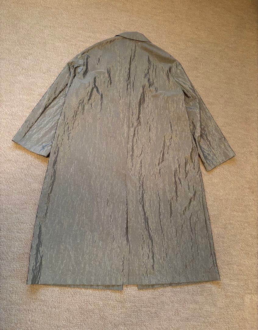 HELIOPOLE、ナイロンロングコート オーバーサイズ