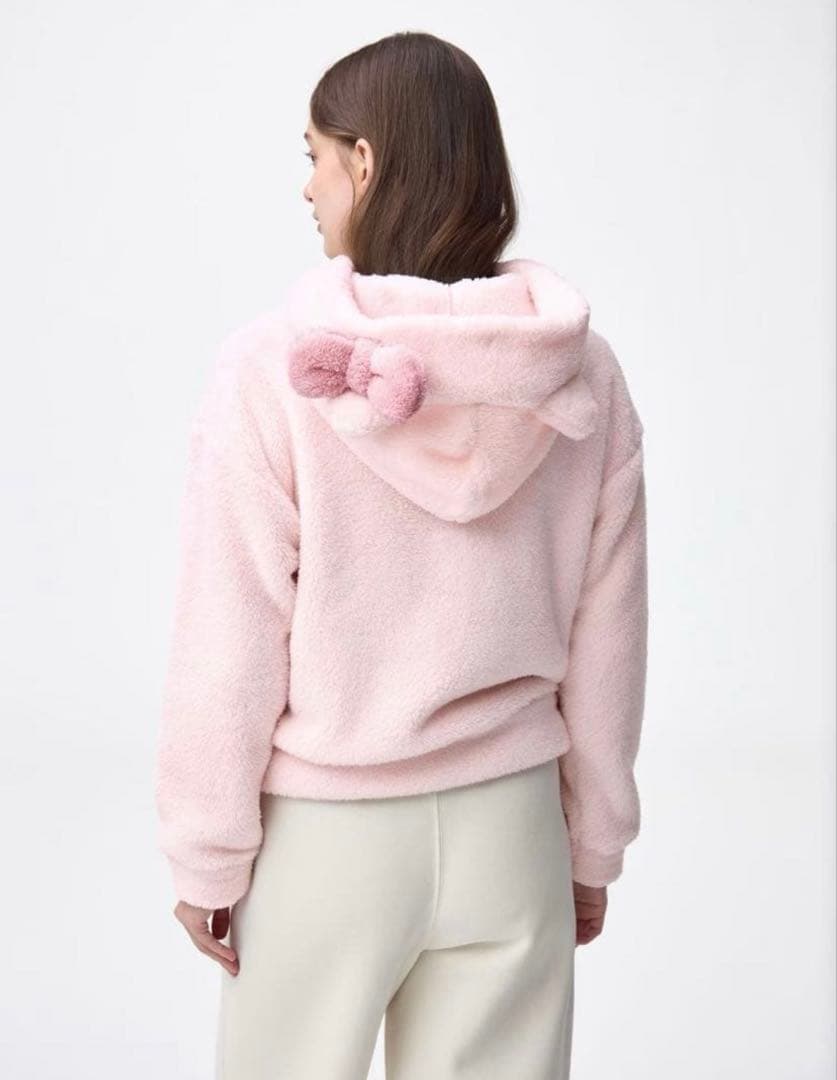 GU サンリオコラボ ハローキティマシュマロフィールフルジップパーカ XL 新品