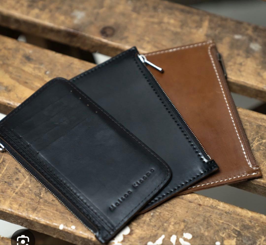 MAISON KINEMA キネマ　コードバン Leather wallet