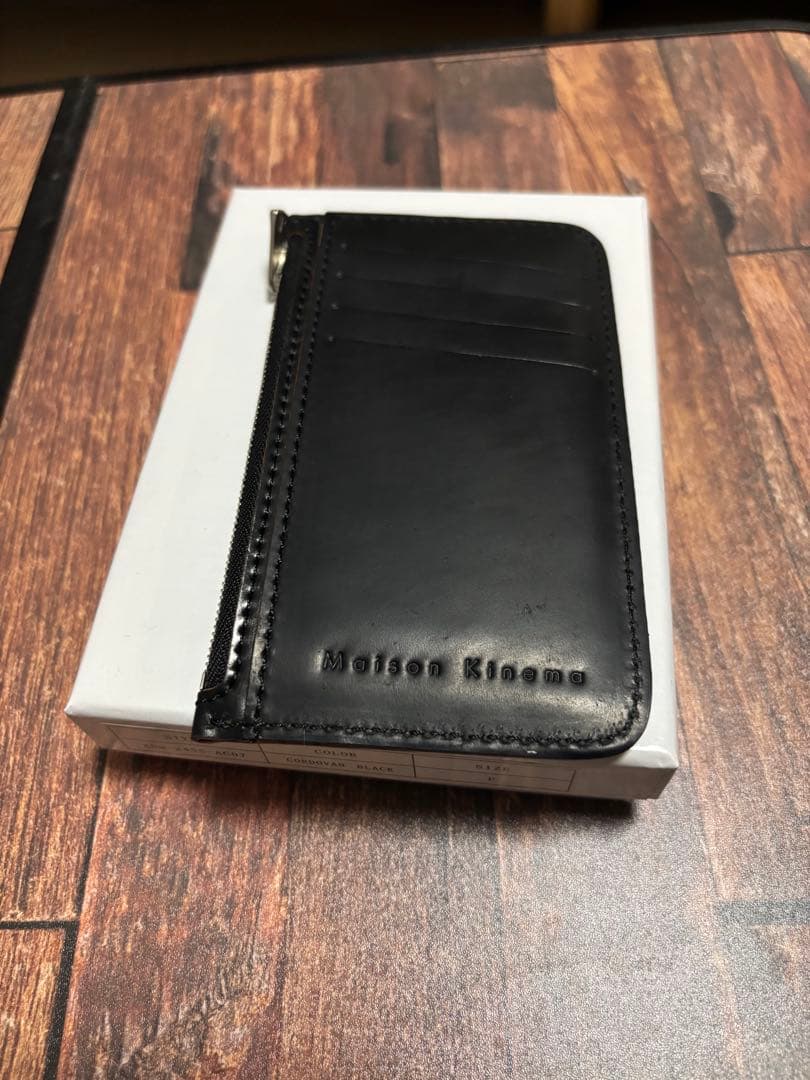 MAISON KINEMA キネマ　コードバン Leather wallet