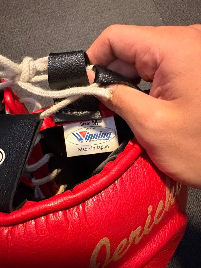 Winning ヘッドギア 赤