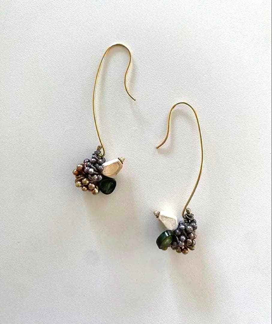 1点もの samulo サムロ ピアス シルバーゴールドコンビ