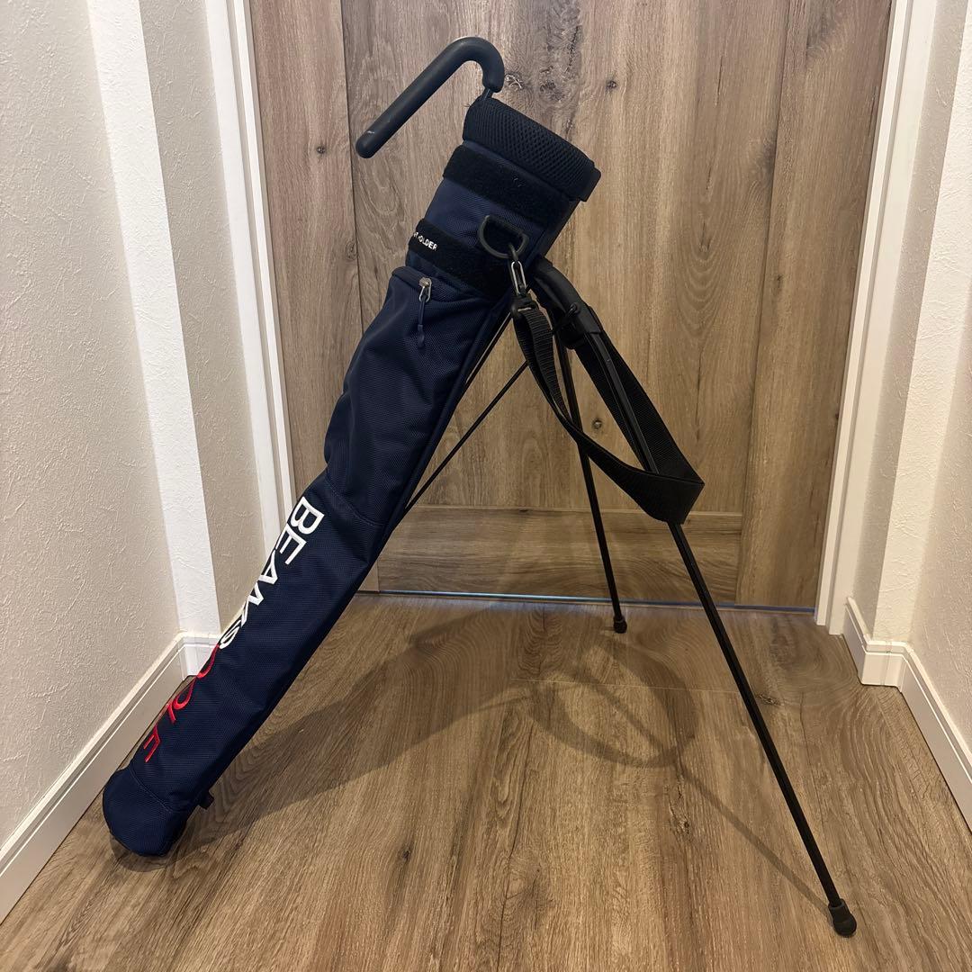 BEAMS GOLF スタンド付きキャディバッグ ネイビー
