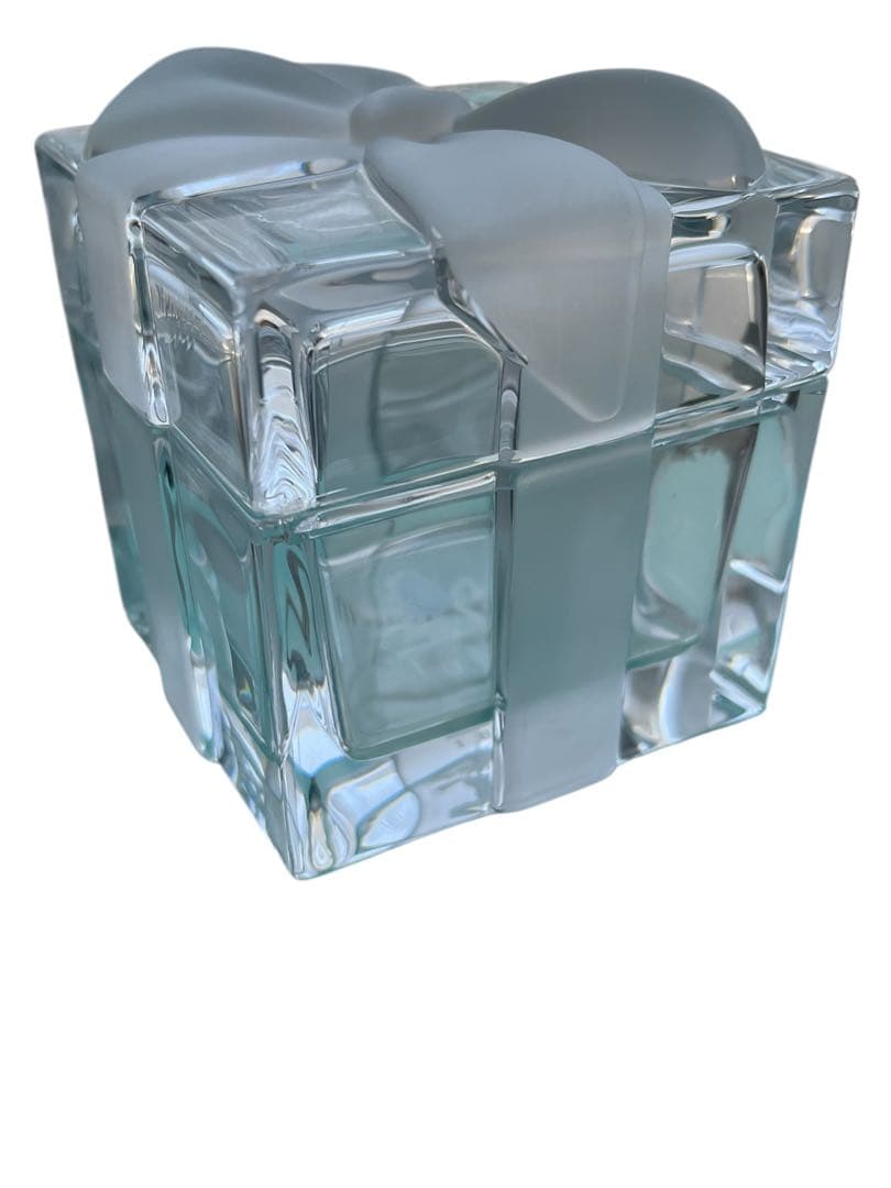 Tiffany クリスタル ギフトボックス型 アクセサリーケース