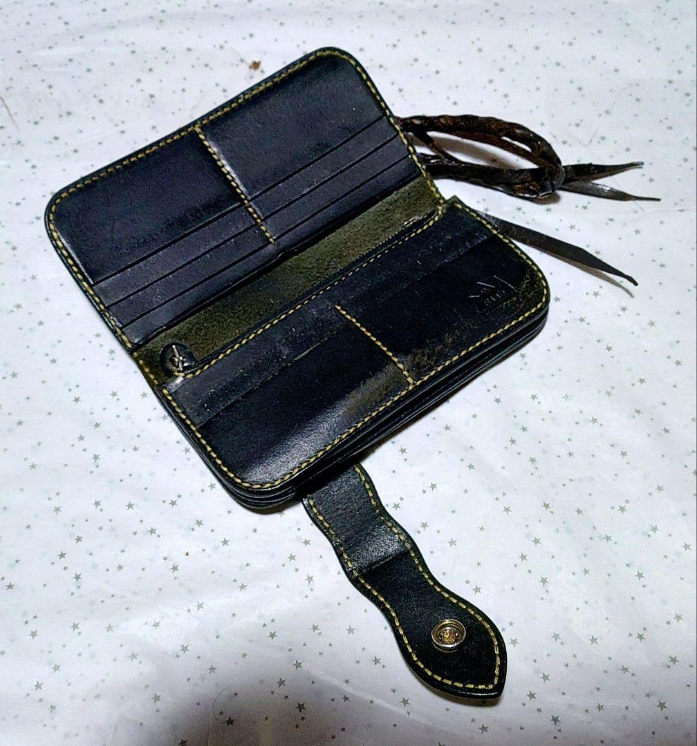 ☆SAAD サード 長財布 本革サドルレザーカスタムロングウォレット＆ロープ