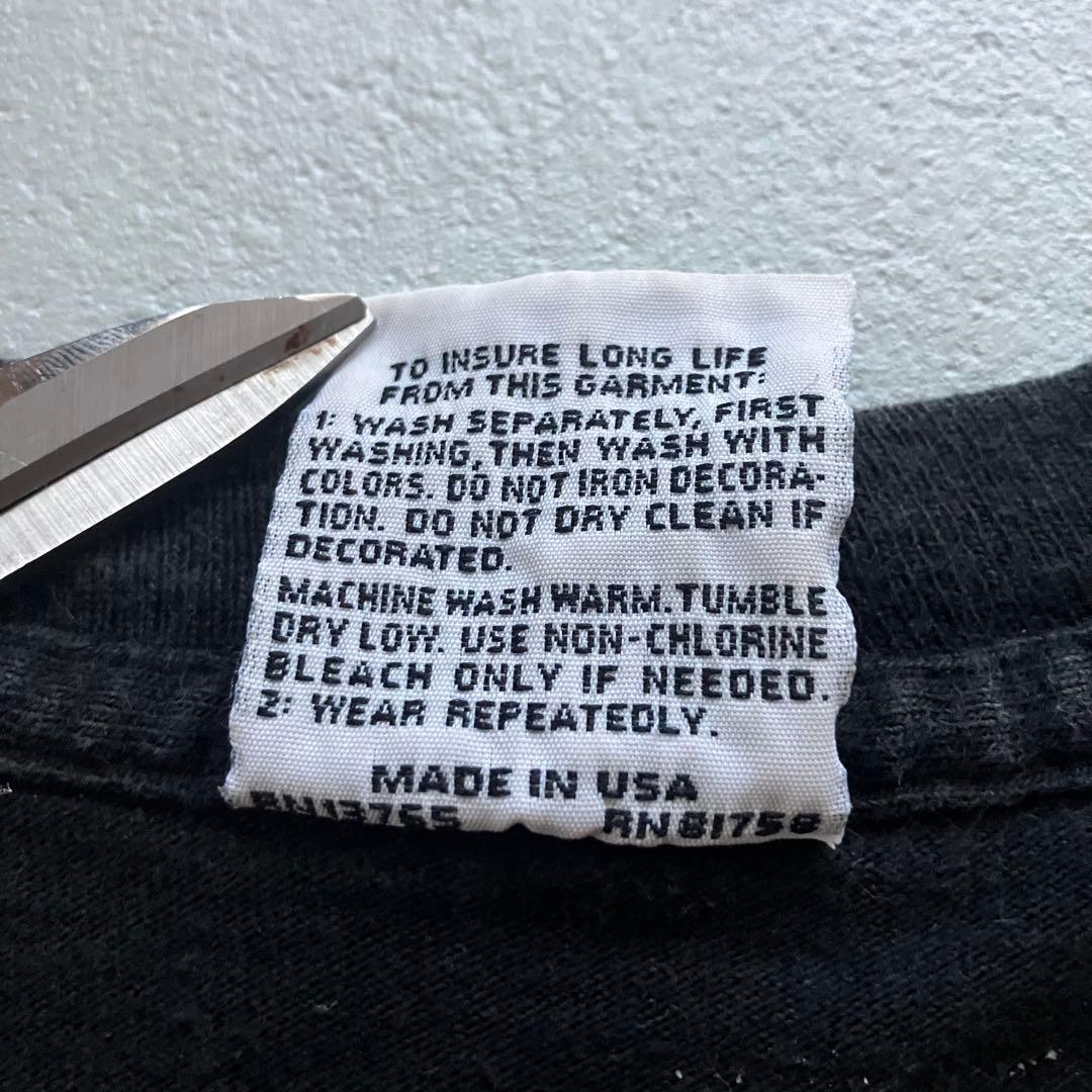 h*ン様 90s USA製 LIQUID BLUE ドラゴン　Tシャツ　Lサイズ