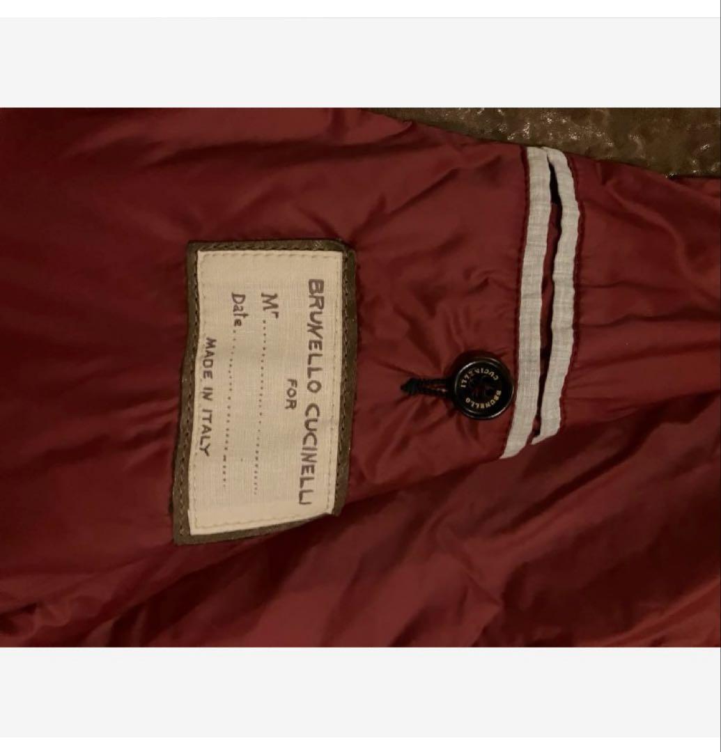 ブルネロクチネリbrunello cucinelli レザーライダースジャケット