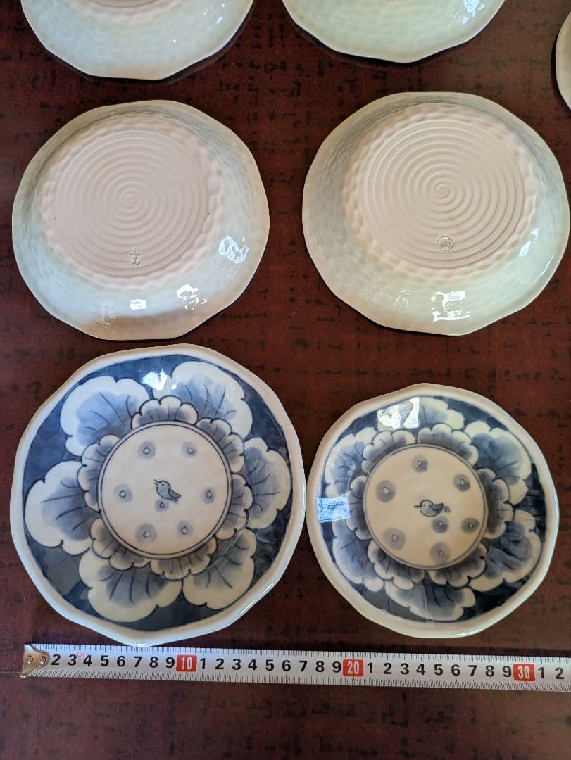 伊万里　魯山窯の小皿・中皿　5枚ずつ10枚セット