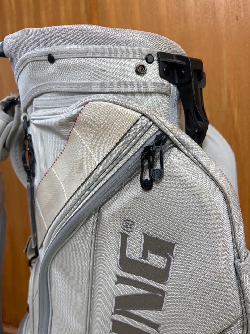 BRIEFING ホワイト キャディバッグ