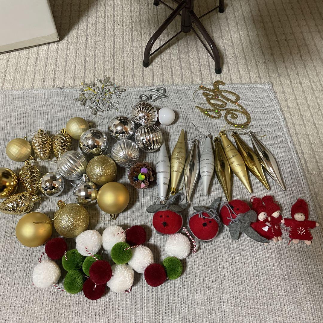 【美品】Alsace アルザス クリスマスツリー　120cm おまけ付き