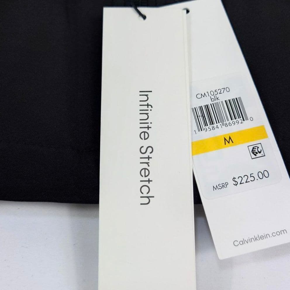 【M】  カルバンクライン フードジャケット 裏ボア/黒