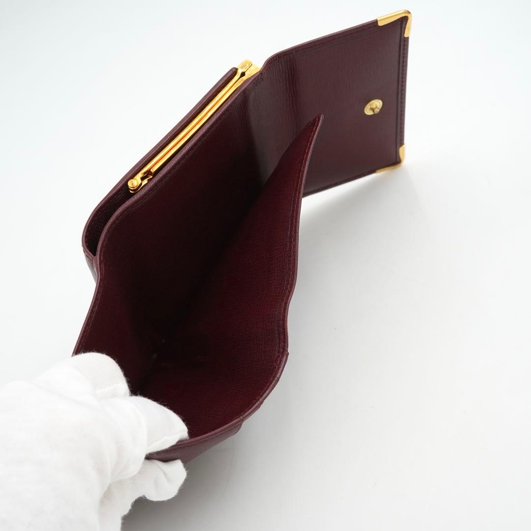 C☆shop ✨極上美品・箱付き✨　Cartier 二つ折り　マストライン