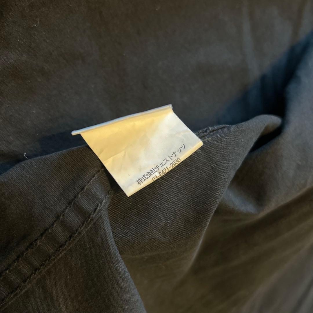 【solamonat poche】ブラック ミリタリージャケット コットン混紡