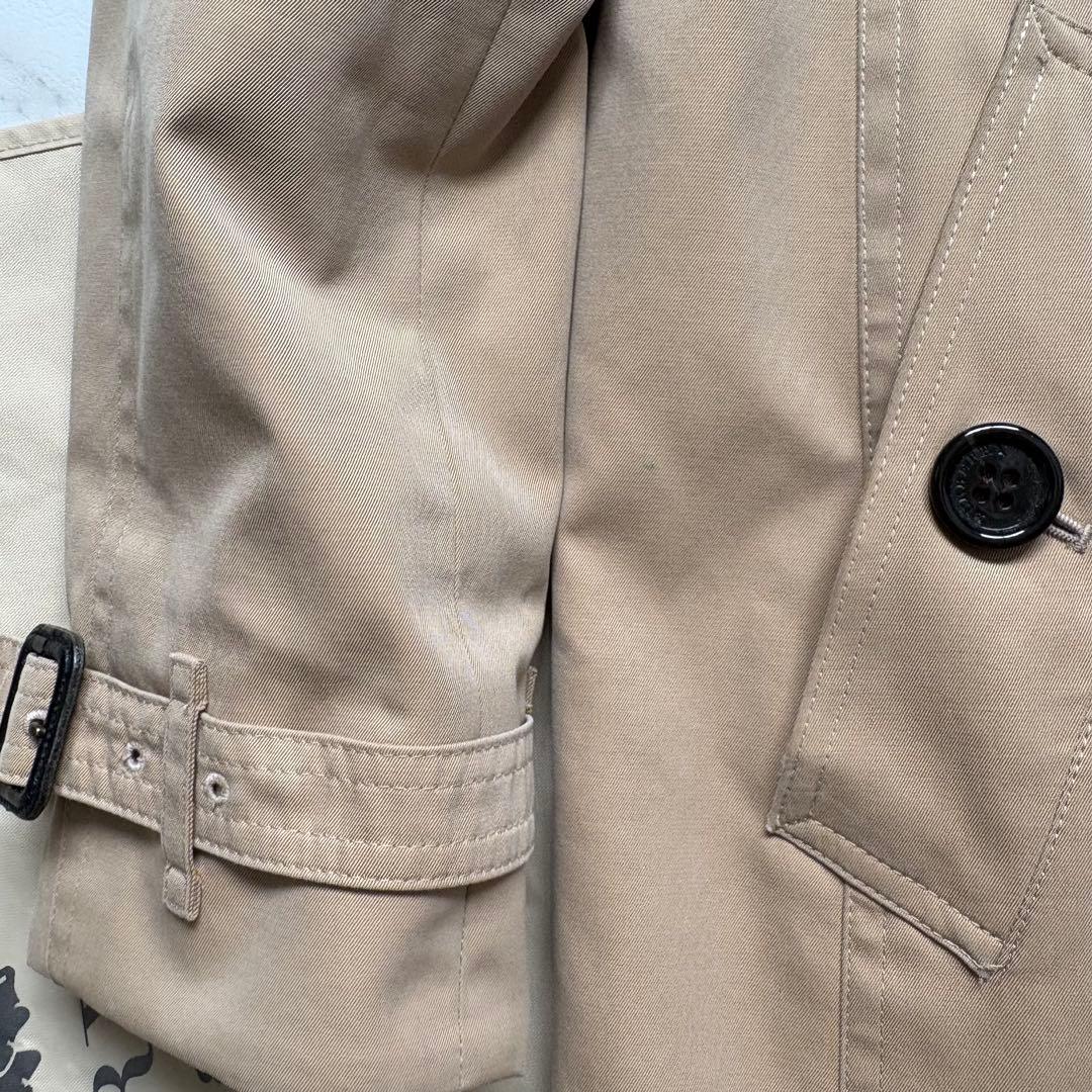 美品◆バーバリーロンドン ライナー付 トレンチコート ハニーベージュ 40 L