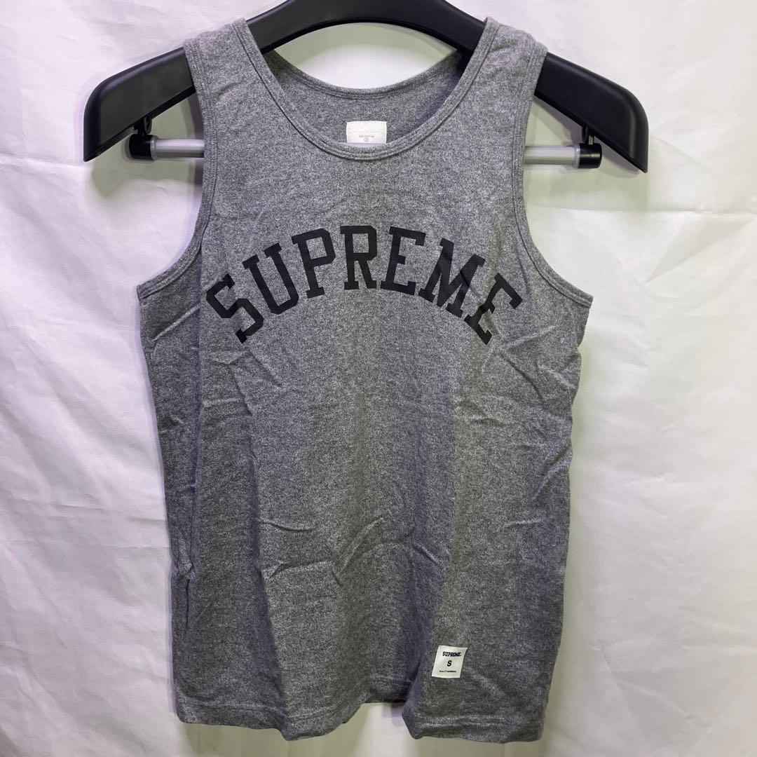 美品　Supreme タンクトップ グレー 入手困難　日本人向けサイズ